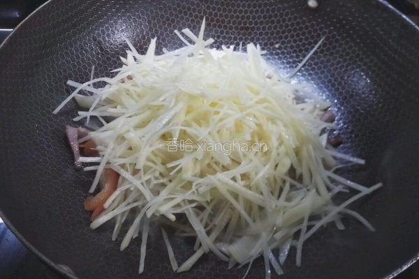 番茄土豆丝的做法图解4