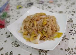 白菜伴金针