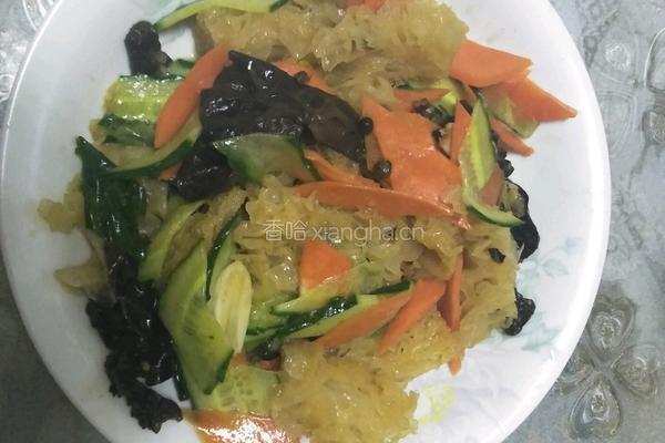 银耳小炒的做法图解3