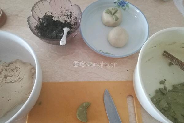 红薯和抹菜汤园的做法图解6