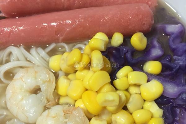 什锦酸辣汤面的做法图解7