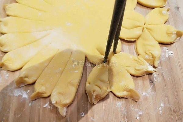 春天来了花开富贵黄金南瓜面点的做法图解16