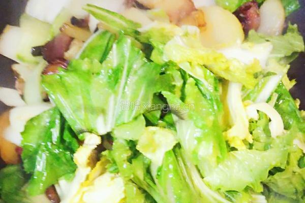 腊味土豆烩白菜的做法图解7