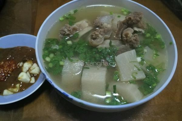 萝卜牛排骨清汤的做法图解3