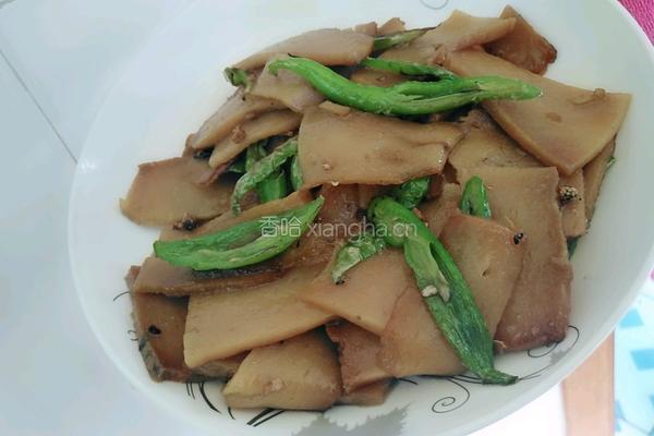 青椒炒米豆腐的做法图解10
