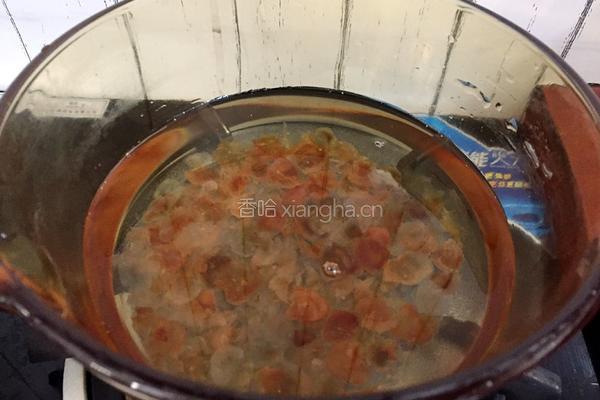 桃胶炖奶的做法图解6