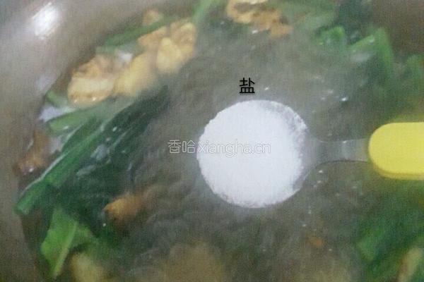 菠菜炖豆腐粉条的做法图解7