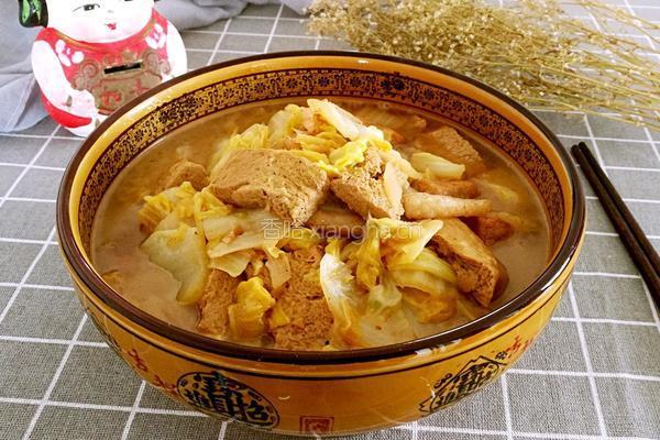 冻豆腐炖白菜的做法图解13