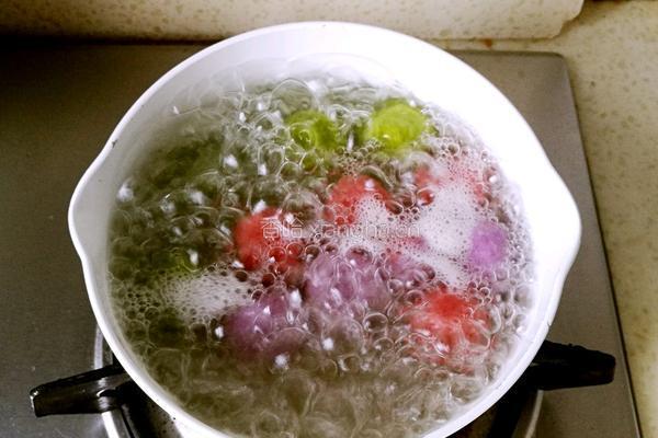 彩色汤圆的做法图解19