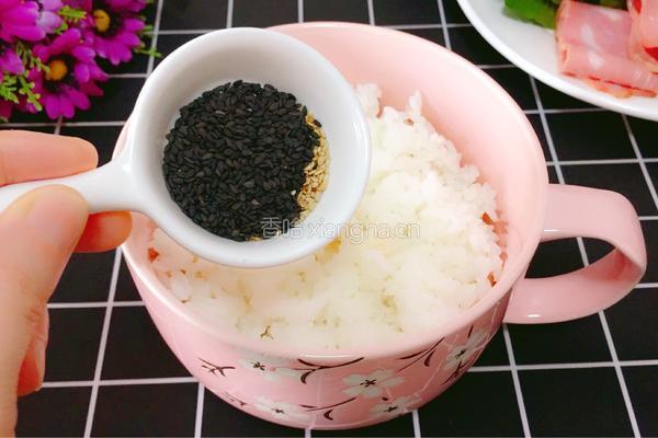 芝士培根饭团的做法图解5