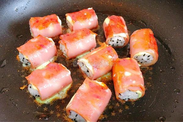 芝士培根饭团的做法图解15