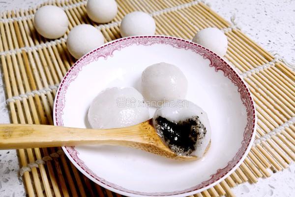 山楂 黑芝麻 花生 多味汤圆的做法图解6