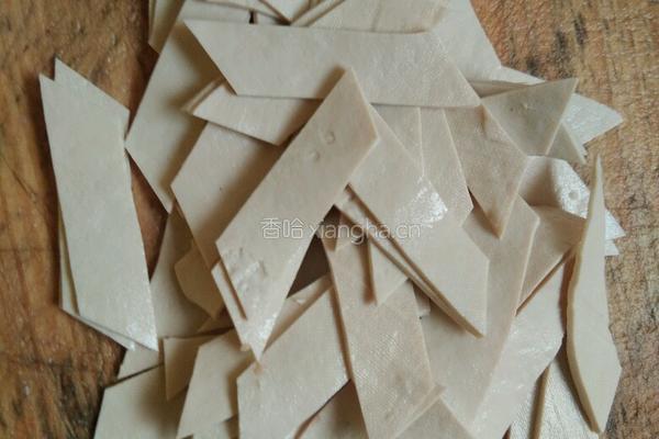 千张炒肉丝的做法图解2