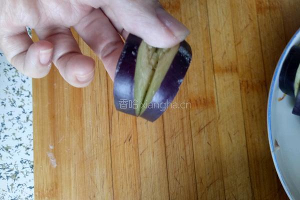 炸茄盒的做法图解3