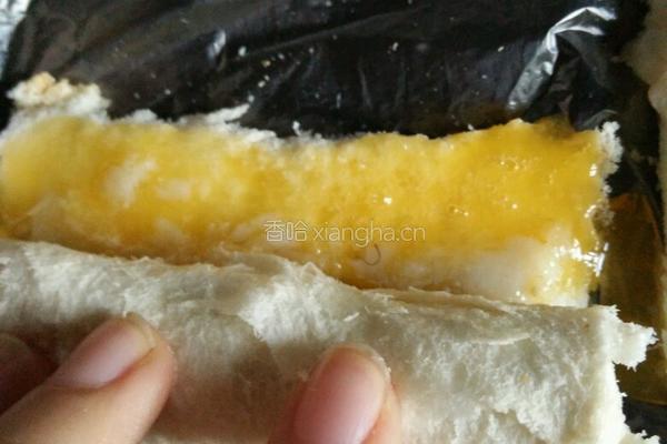鱼肉夹心鸡蛋吐司卷的做法图解5