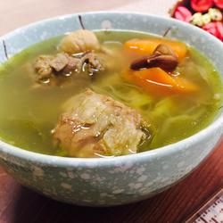 南北杏菜干无花果排骨汤的做法[图]