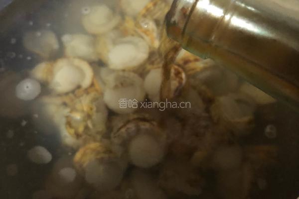 蒜苔炒扇贝的做法图解2