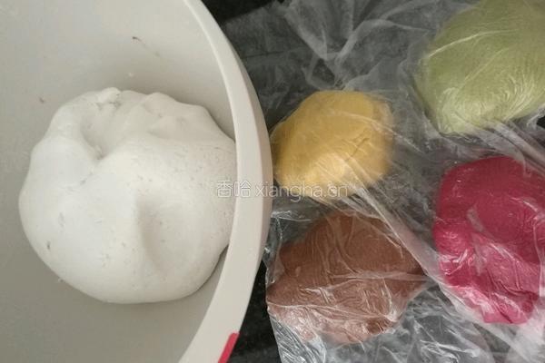 彩色汤圆的做法图解1