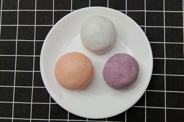 彩色汤圆的做法图解3