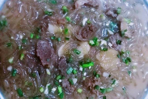 牛肉焖粉条的做法图解5