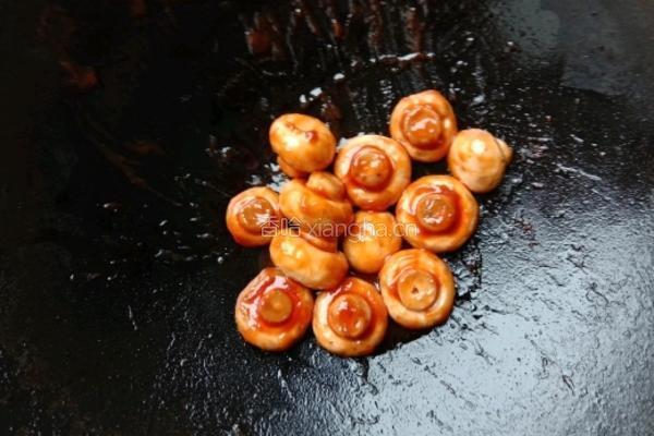 茄汁蘑菇的做法图解5