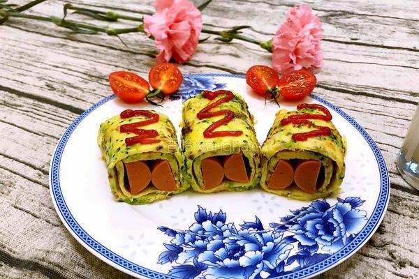 香菇西兰花鸡蛋卷的做法图解15