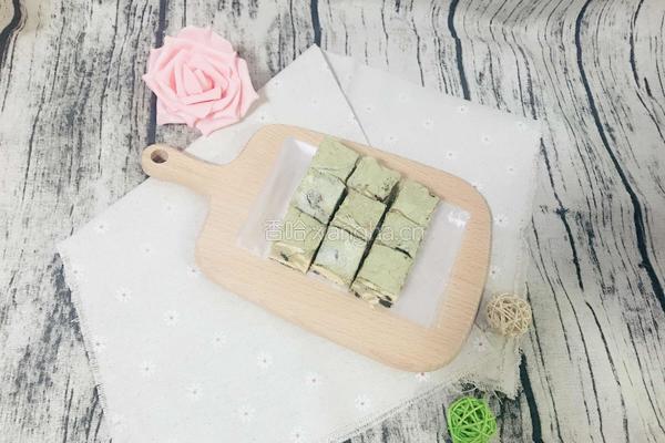 雪花酥-抹茶版的做法图解13