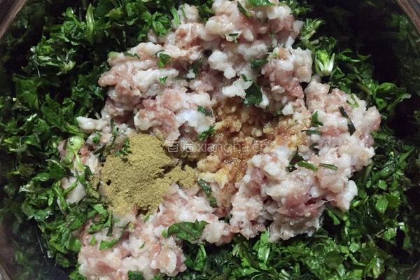 荠菜饺子的做法图解8
