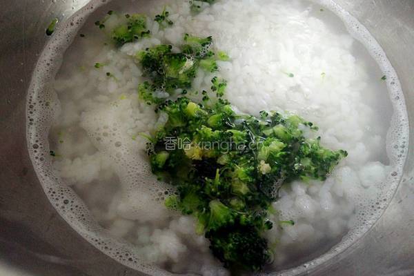 西兰花辣粥的做法图解11