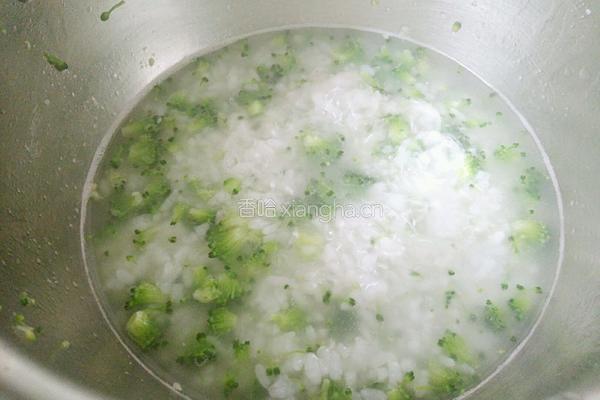 西兰花辣粥的做法图解12