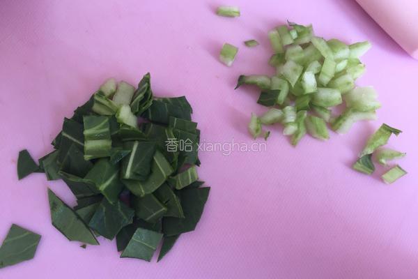 黑芝麻肉糜蔬菜粥的做法图解2