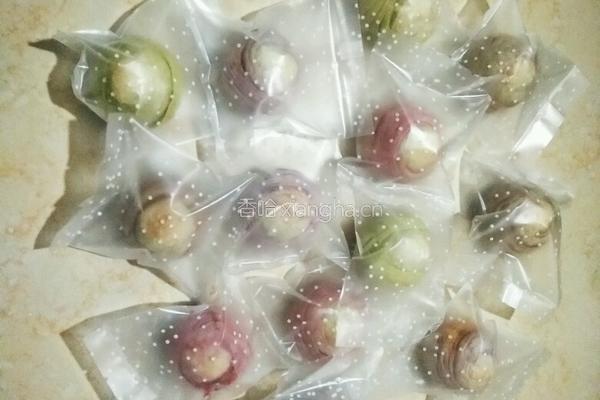 五彩蛋黄酥的做法图解21