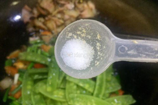 回锅油条炒腊肉的做法图解12