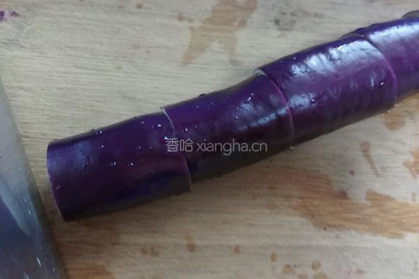 菊花茄子的做法图解2