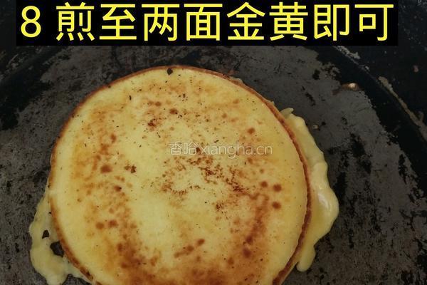 松软面包鸡蛋饼的做法图解8