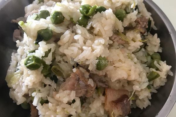 客家麦（豌）豆饭的做法图解5