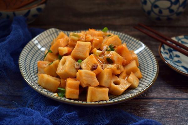 糖醋藕丁的做法图解15