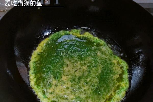 羽叶金合欢煎蛋的做法图解5