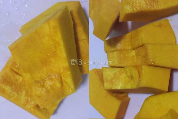 南瓜羹的做法图解1