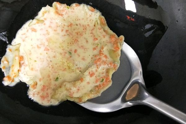 鸡蛋胡萝卜饼的做法图解8