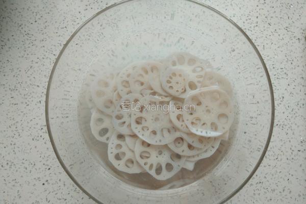 凉拌藕片的做法图解4