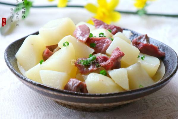 腊肉炒土豆的做法图解7