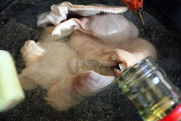 红油肚丝的做法图解4