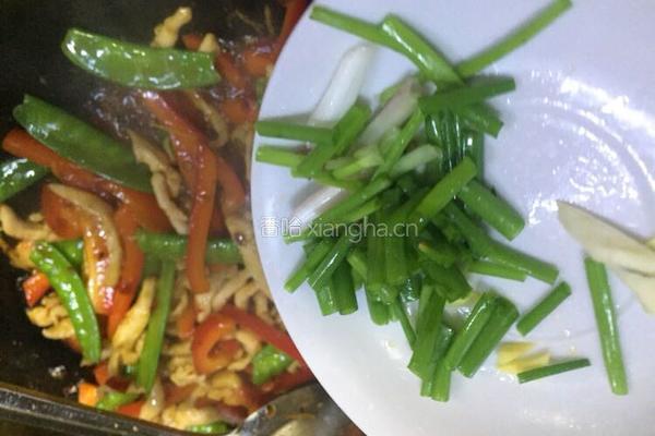 彩豆菜椒鸡肉丝的做法图解12