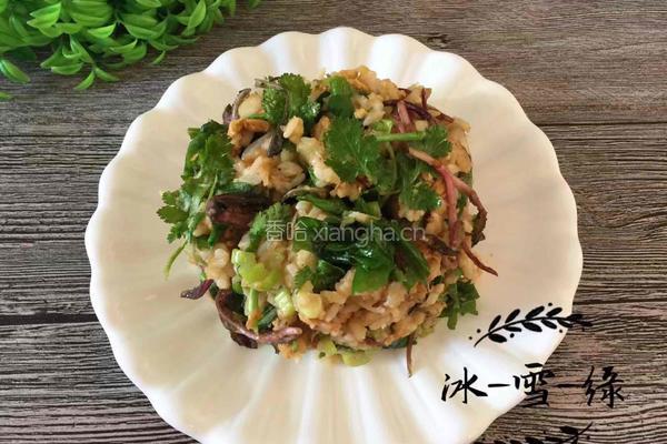 小菜拌饭的做法图解1
