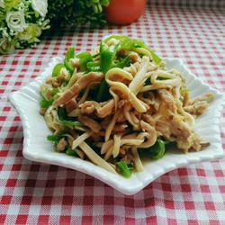 杏鲍菇炒肉丝的做法[图]