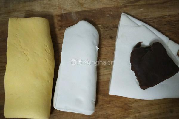 豆沙南瓜花卷的做法图解4