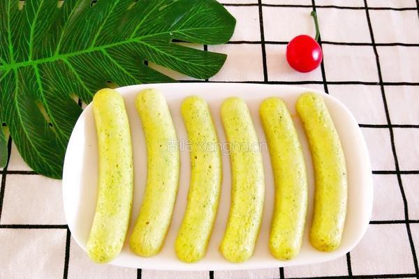 宝宝西兰花鸡肉肠的做法图解8