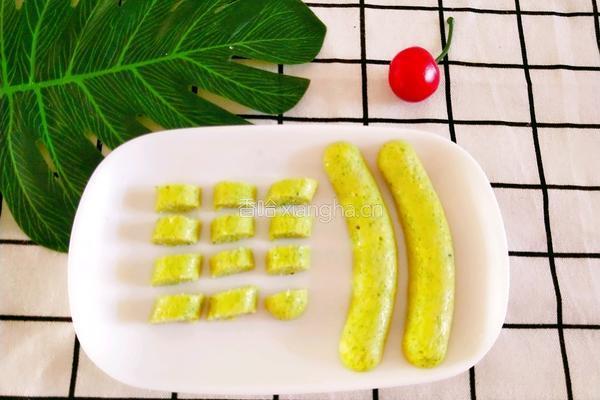 宝宝西兰花鸡肉肠的做法图解9