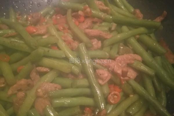瘦肉炒豆角的做法图解9